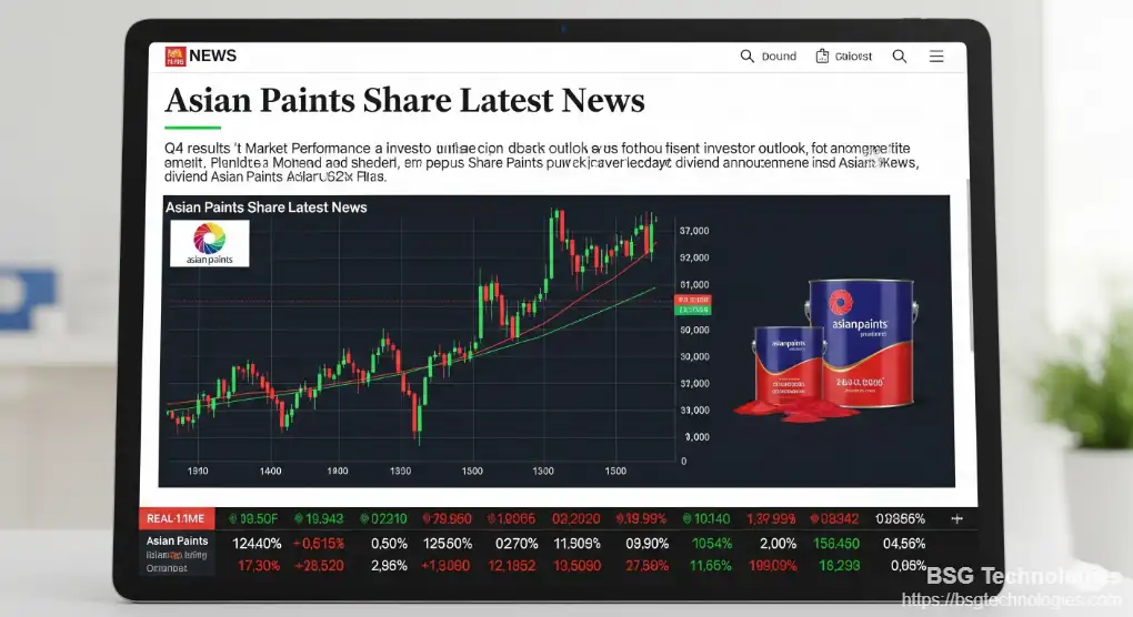 Asian Paints Share Latest News: Market Trends, Growth Prospects, and Investor Insights