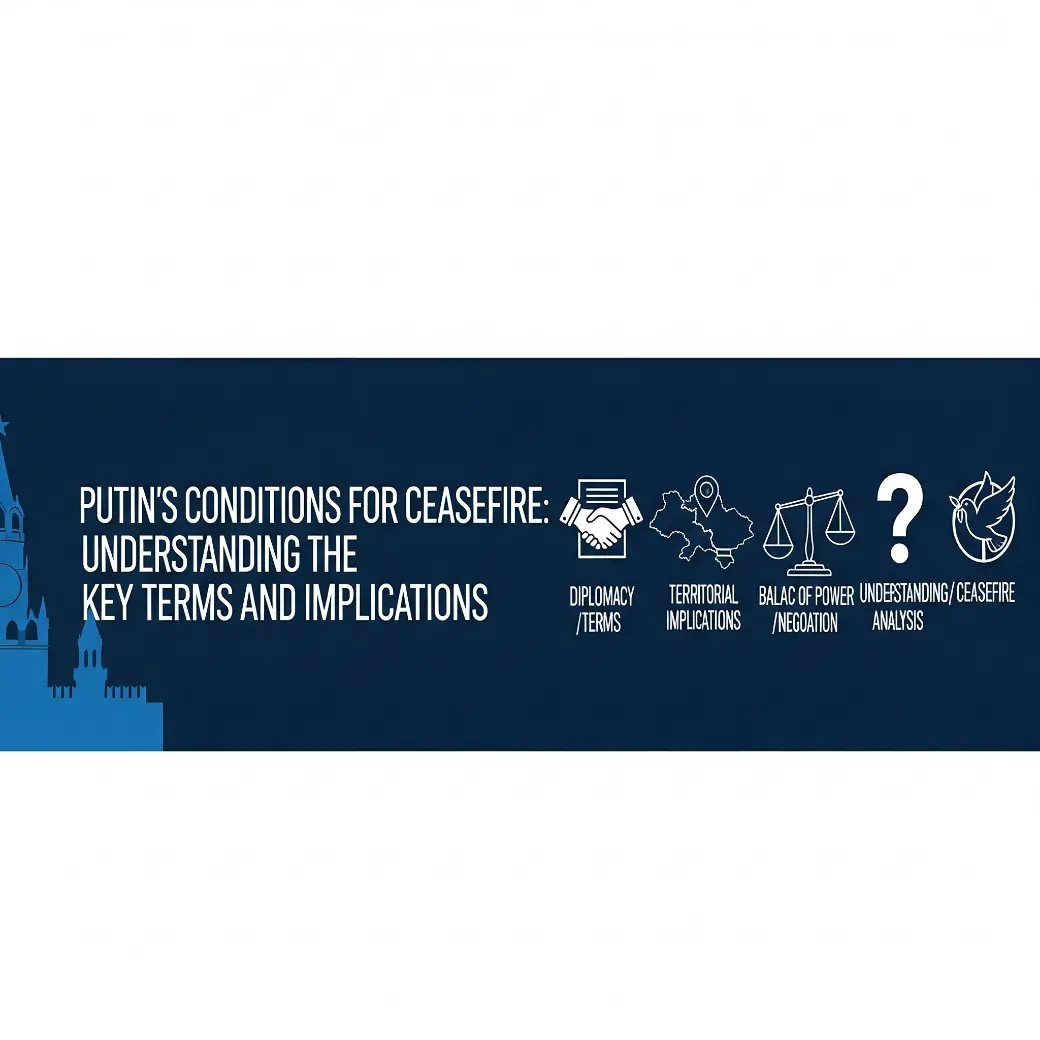 Putin’s Conditions for Ceasefire: Understanding the Key Terms and Implications