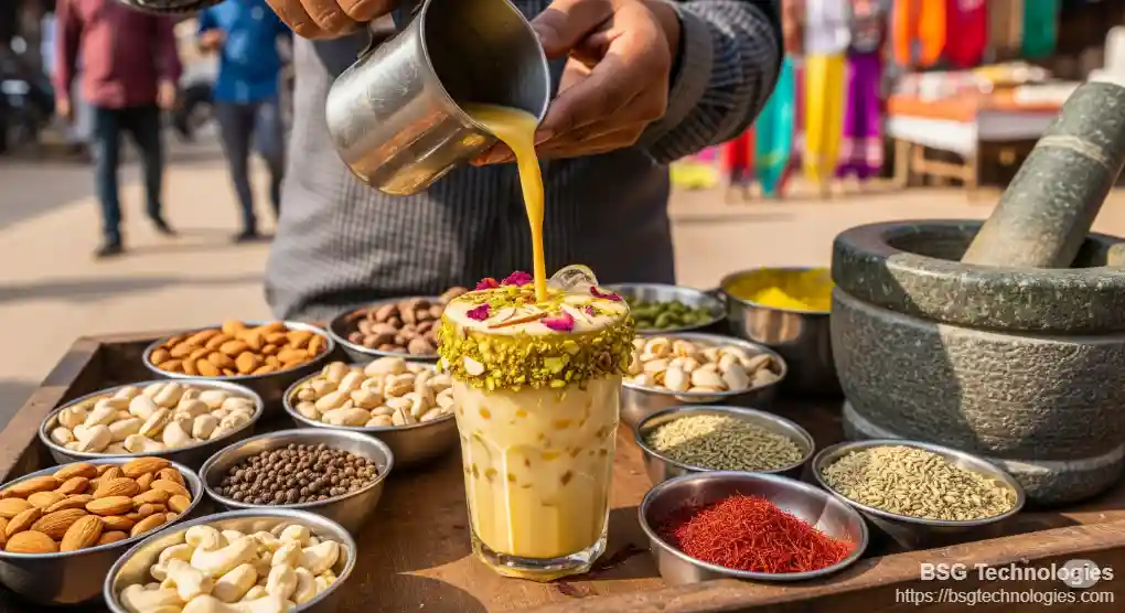 Thandai Street Food and Recipe: A Refreshing Indian Delight