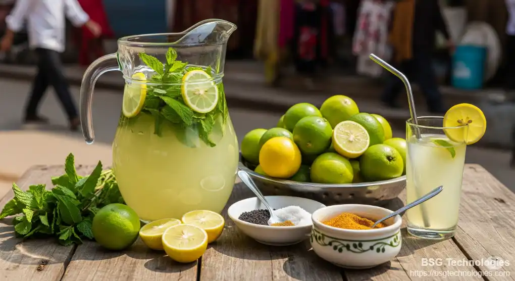 Shikanji Street Food: A Refreshing Summer Delight and Its Authentic Recipe
