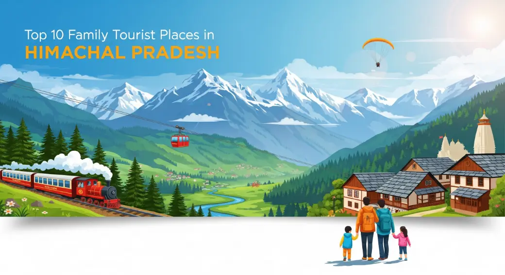 Top 10 Family Tourist Places in Himachal Pradesh